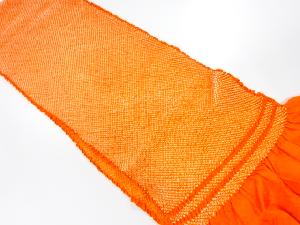 正絹　振袖用　絞り　帯揚げ